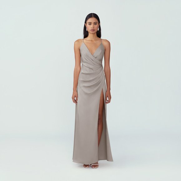 Fame and Partners Zarita dress, size 10, silver, NWT - Picture 1 of 6